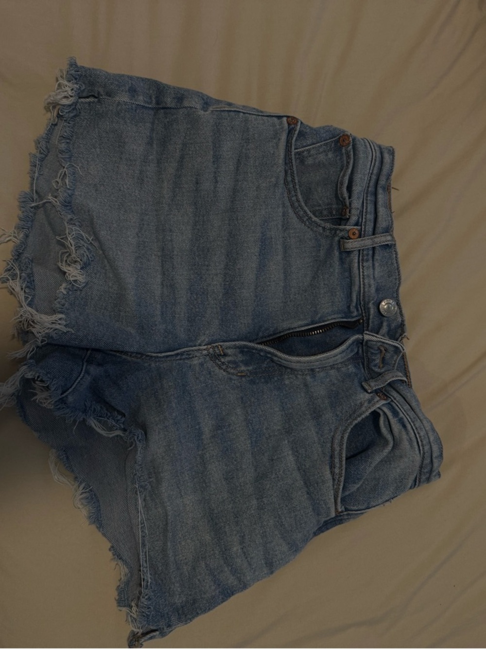 American Eagle Outfitters Light Blue Denim Shorts